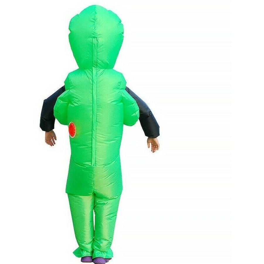 Inflatable Green Alien Halloween Costume